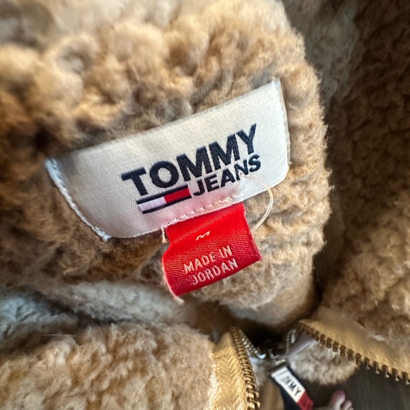 Tommy Hilfiger Tan Sherpa Jacket - Picture 2 of 3